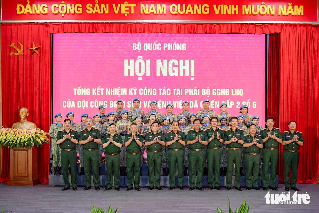 Đội công binh số 3 và Bệnh viện dã chiến cấp 2 số 6 hoàn thành xuất sắc nhiệm kỳ gìn giữ hòa bình - Ảnh 6.