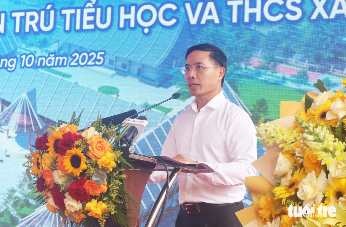 Thủ tướng Phạm Minh Chính dự khởi công trường nội trú, bán trú ở biên giới Đà Nẵng - Ảnh 3.