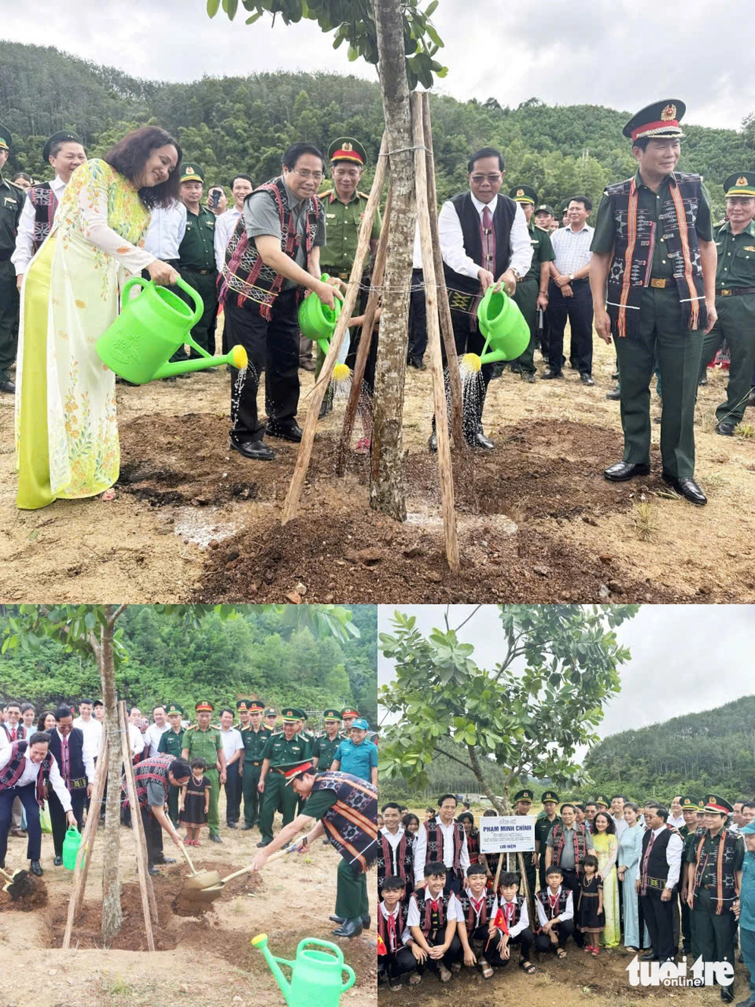 Thủ tướng Phạm Minh Chính dự khởi công trường nội trú, bán trú ở biên giới Đà Nẵng - Ảnh 10.