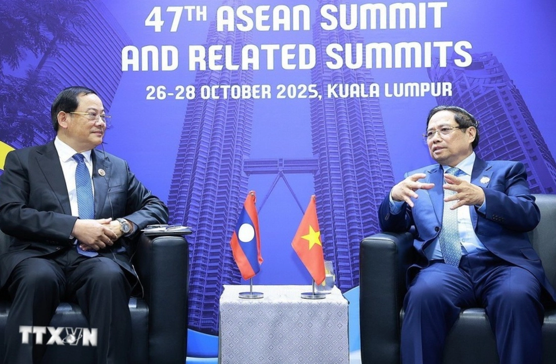 Thủ tướng Chính phủ tiếp xúc song phương bên lề Hội nghị Cấp cao ASEAN 47 - Ảnh 4.