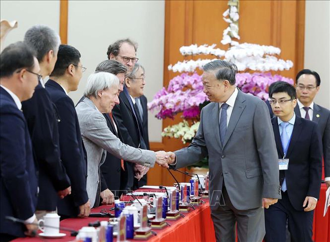 Phát huy giá trị Việt Nam học trong kỷ nguyên toàn cầu hóa - tầm nhìn của Tổng Bí thư Tô Lâm - Ảnh 1. Phát biểu của Tổng Bí thư Tô Lâm tại cuộc gặp các đại biểu dự Hội thảo quốc tế Việt Nam học lần 7 - Ảnh 1.