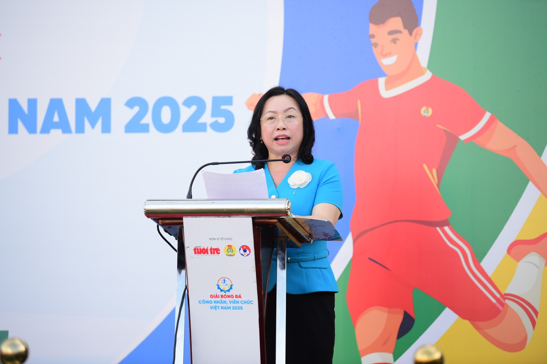 Khai mạc Vòng chung kết Giải bóng đá công nhân, viên chức Việt Nam 2025 - Ảnh 8.