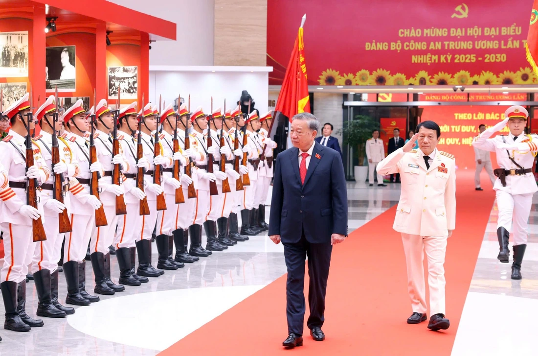 Phát biểu chỉ đạo của Tổng Bí thư Tô Lâm tại Đại hội Đảng bộ Công an Trung ương lần thứ VIII - Ảnh 2.