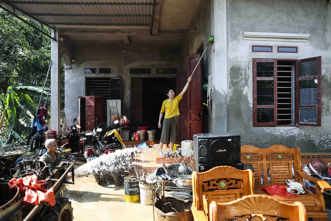 Thái Nguyên xơ xác sau cơn lũ lịch sử - Ảnh 9.