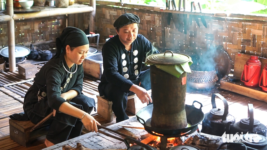Món xôi đặc sản chỉ có vào mùa thu của người Tày ở Thái Nguyên - Ảnh 2. thái nguyên - Ảnh 2.