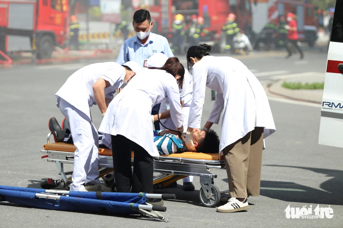 diễn tập chữa cháy - Ảnh 4.