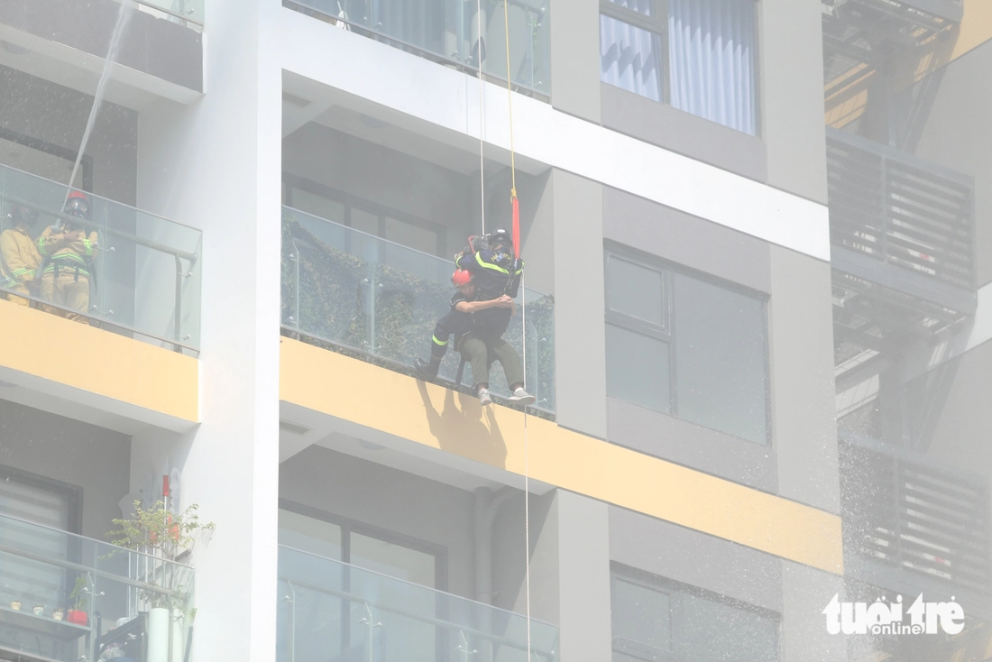 diễn tập chữa cháy - Ảnh 6.