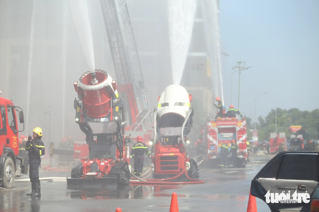 diễn tập chữa cháy - Ảnh 7.