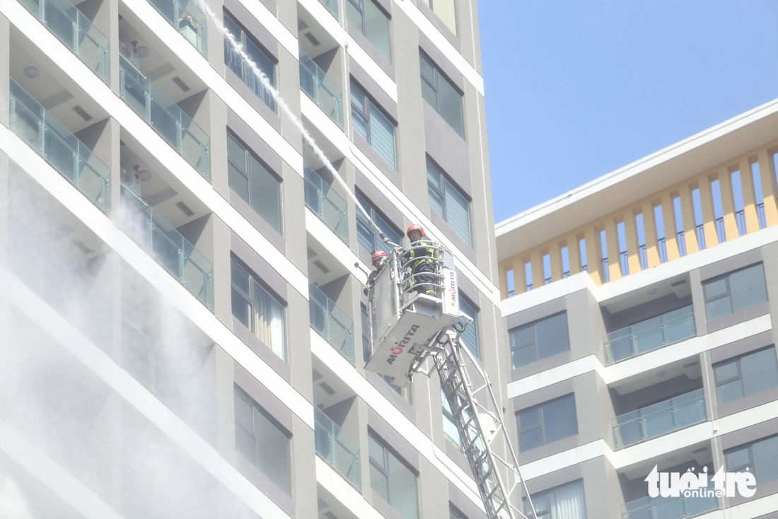 diễn tập chữa cháy - Ảnh 8.