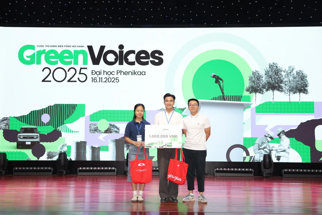 Đại học Phenikaa lập kỷ lục mới tại Green Voices: Hai nữ sinh ngành dược đạt điểm cao nhất từ đầu mùa- Ảnh 6. xe điện - Ảnh 6.