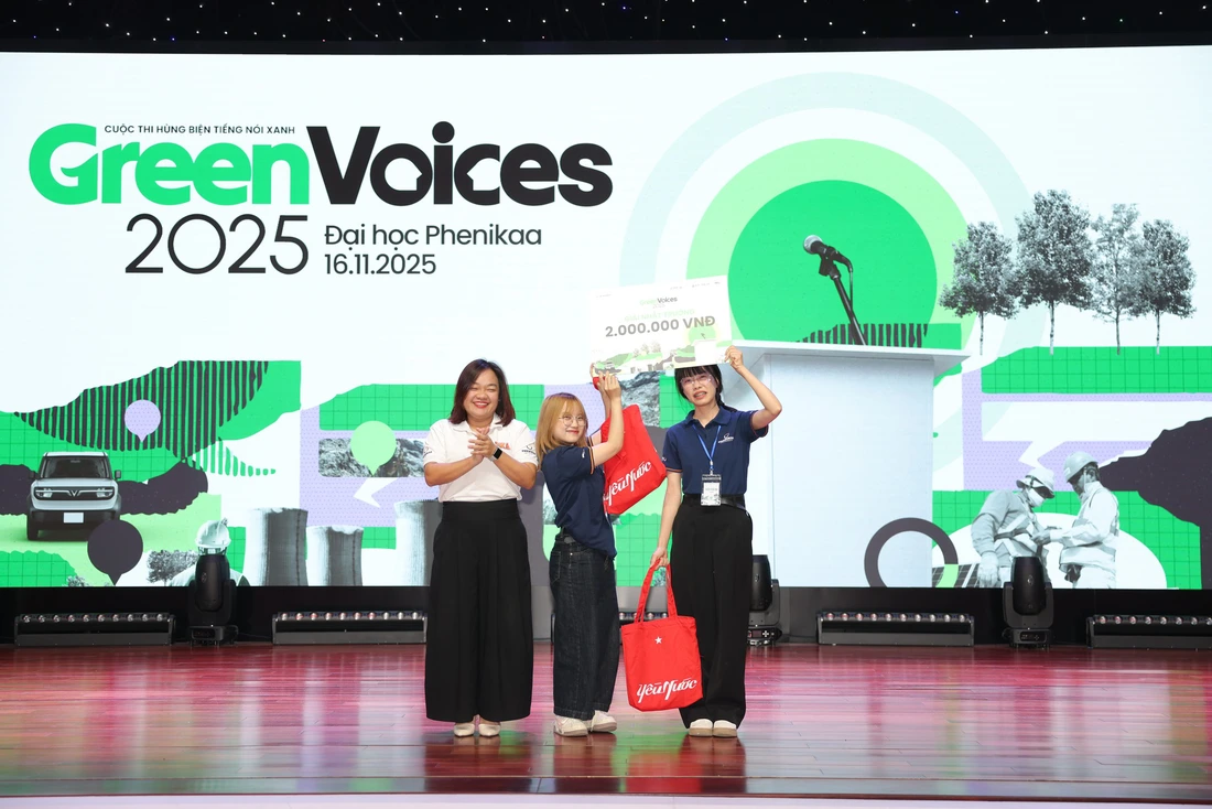 Đại học Phenikaa lập kỷ lục mới tại Green Voices: Hai nữ sinh ngành dược đạt điểm cao nhất từ đầu mùa- Ảnh 5. xe điện - Ảnh 5.