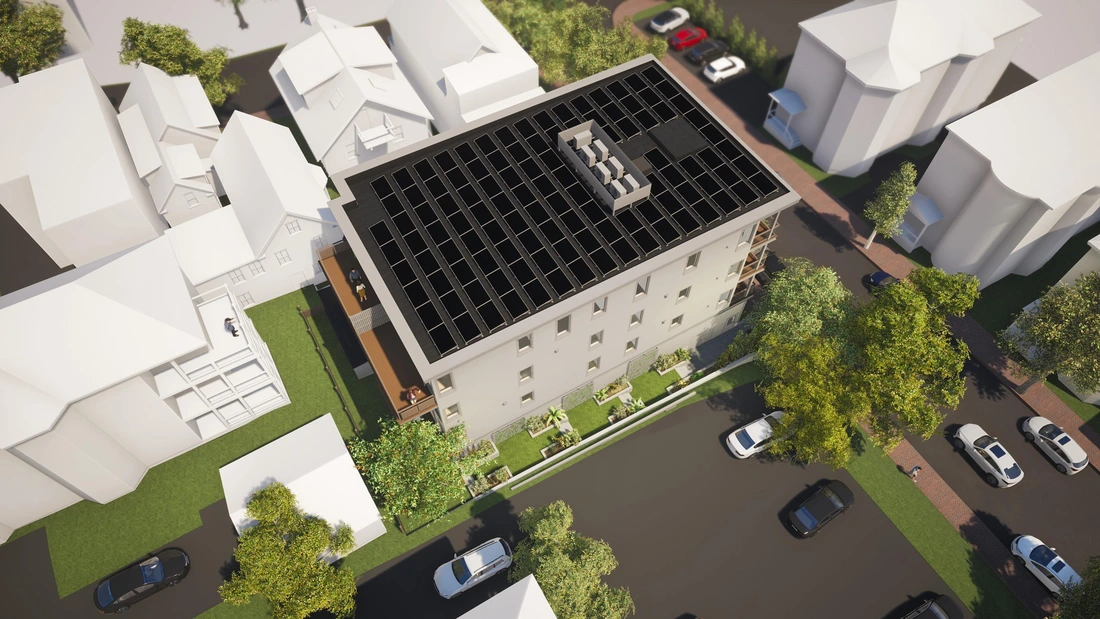 'Trang trại' năng lượng mặt trời do cư dân sở hữu trên mái chung cư  - Ảnh 3.