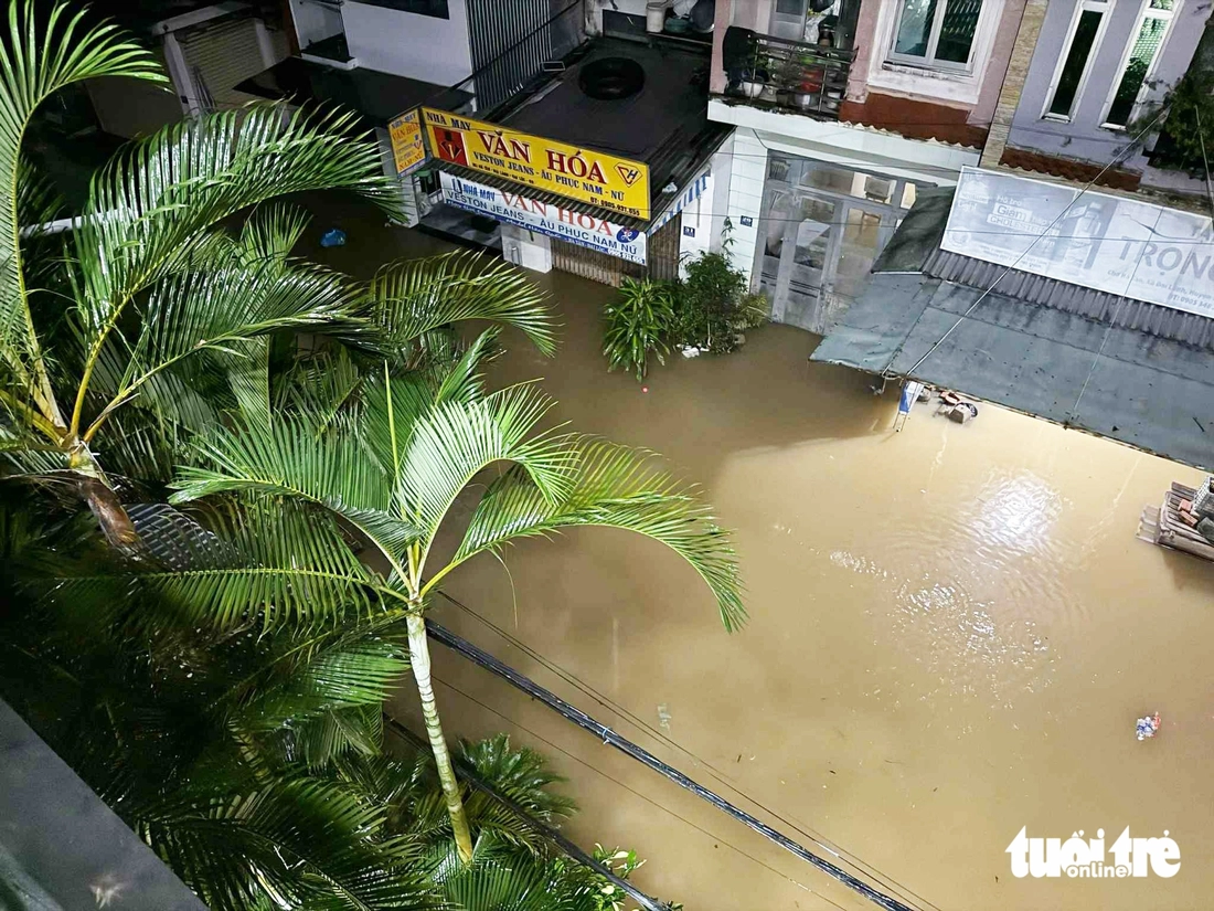 Lũ sông Vu Gia, Thu Bồn lại dâng cao, cảnh báo những nơi nào ngập sâu?- Ảnh 5. sông Vu Gia - Ảnh 4.