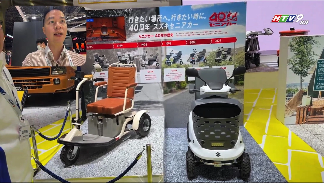 17 phút tua nhanh Japan Mobility Show 2025: Đủ phương tiện trên trời dưới biển, cho trẻ em đến người già, bán hàng đến hội họp- Ảnh 24. Japan Mobility Show - Ảnh 24.