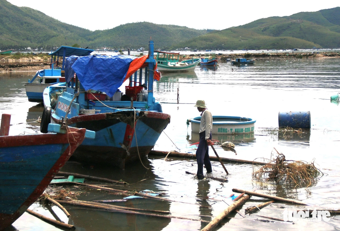 Xót xa cảnh hàng chục chiếc tàu cá tan nát, 'dồn cục' sau bão Kalmaegi- Ảnh 14. Đắk Lắk - Ảnh 14.