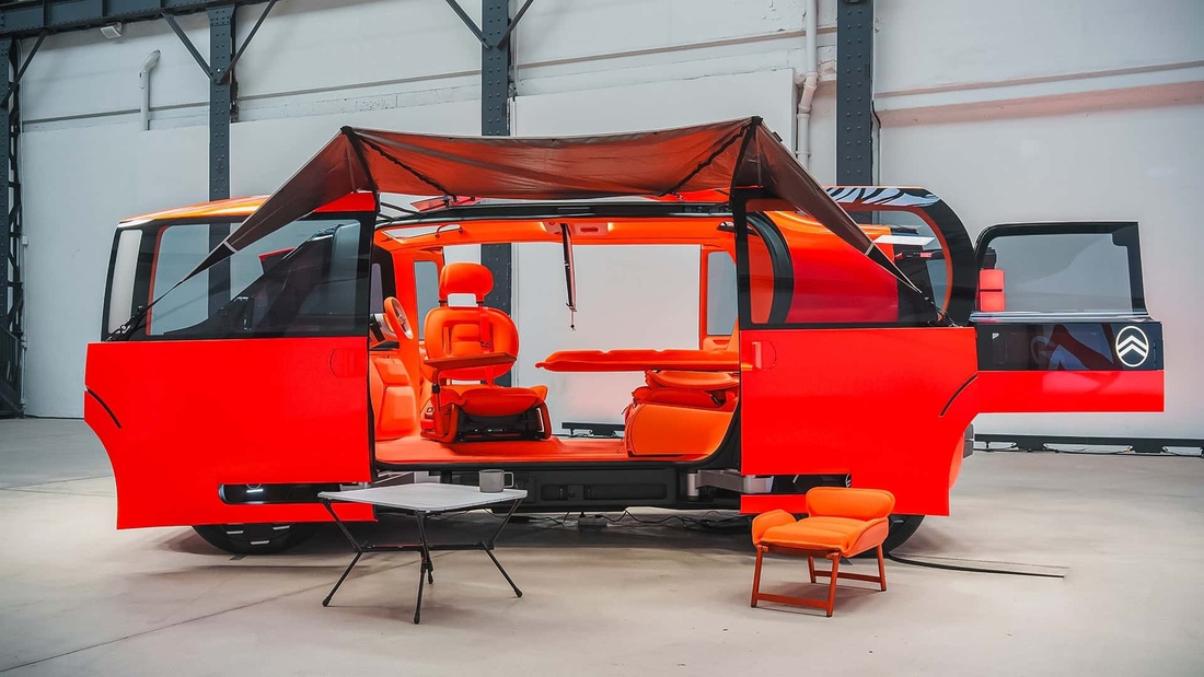 Xe điện nhỏ hơn Toyota Vios mà trang bị như nhà di động, có tới 6 ghế dễ tháo ra làm ghế ngoài trời - Ảnh 23.