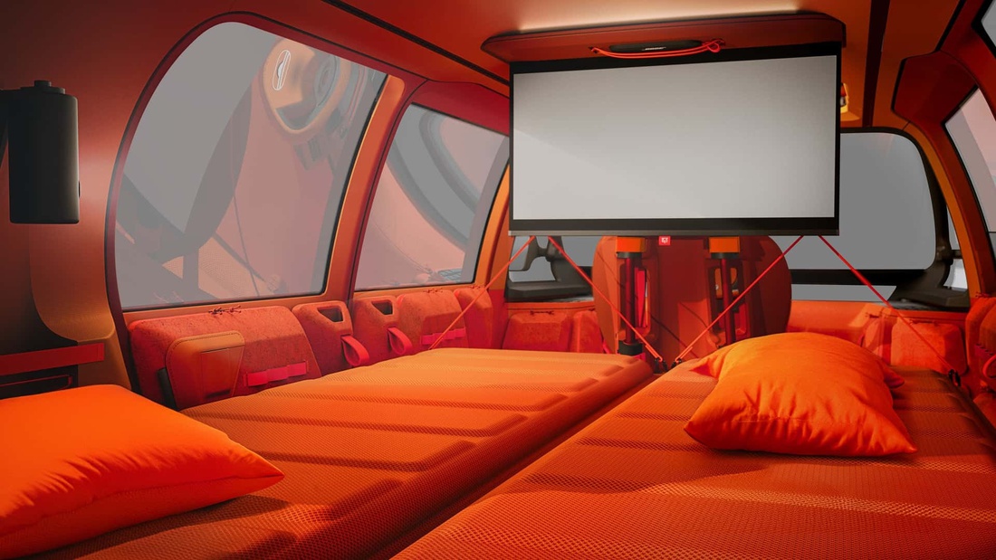 Xe điện nhỏ hơn Toyota Vios mà trang bị như nhà di động, có tới 6 ghế dễ tháo ra làm ghế ngoài trời - Ảnh 21.