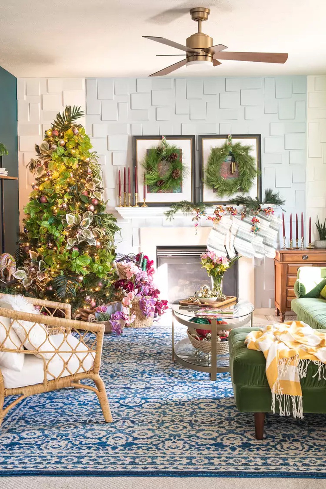 10 ý tưởng trang trí Giáng sinh mới mẻ cho phong cách cổ điển - Ảnh 2.