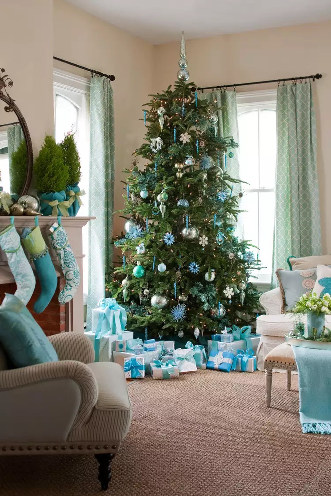 10 ý tưởng trang trí Giáng sinh mới mẻ cho phong cách cổ điển - Ảnh 9.