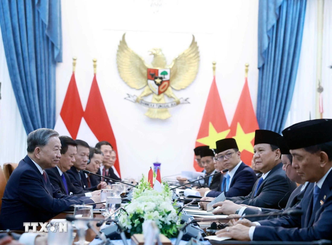 Indonesia đón trọng thể Tổng Bí thư Tô Lâm với 21 phát đại bác chào mừng - Ảnh 8.