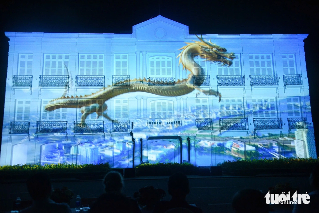 Trải nghiệm thú vị với màn trình chiếu 3D Mapping trên tòa nhà 125 năm tuổi tại Đà Nẵng - Ảnh 10. 3D Mapping - Ảnh 10.