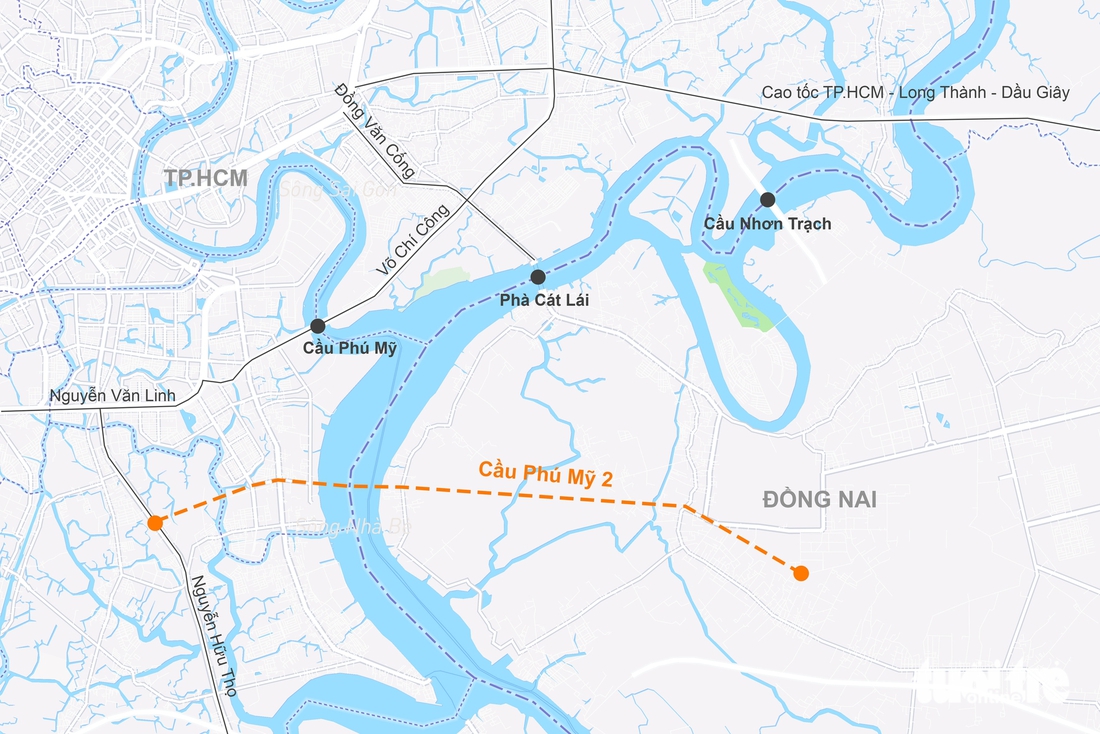 Hiện trạng đường tốc độ nhanh hai tầng, kết nối khu Nam Sài Gòn với sân bay Long Thành - Ảnh 8.