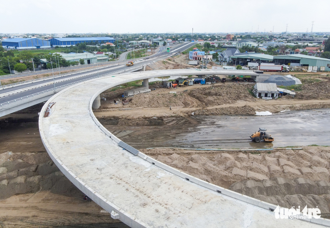 Vành đai 3 TP.HCM tăng tốc qua Long An, 'siêu' nút giao Mỹ Yên lộ diện - Ảnh 6.