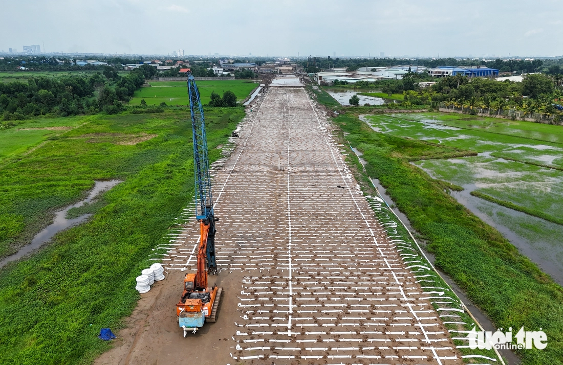 Vành đai 3 TP.HCM tăng tốc qua Long An, 'siêu' nút giao Mỹ Yên lộ diện - Ảnh 16.