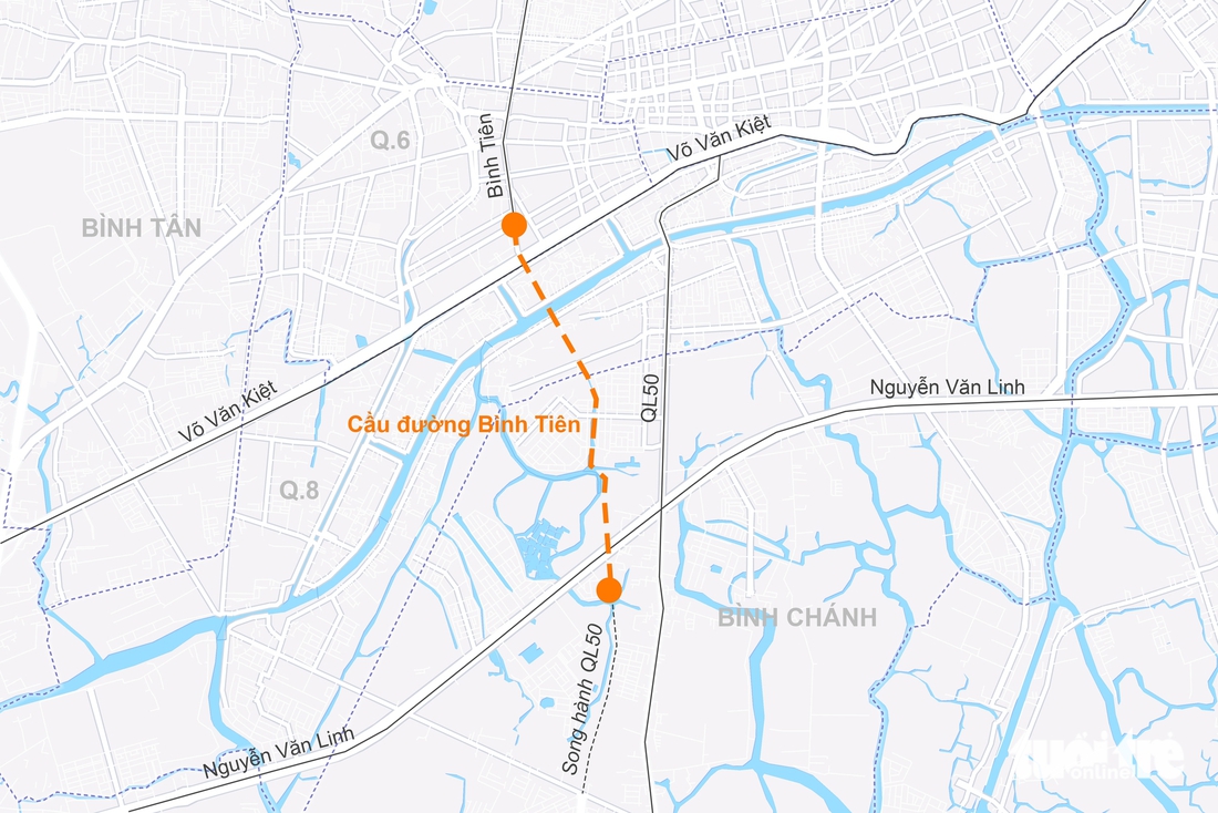 cầu đường Bình Tiên - Ảnh 9.