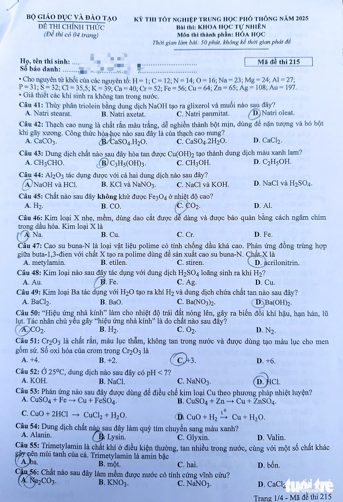 đề tổ hợp - Ảnh 1.