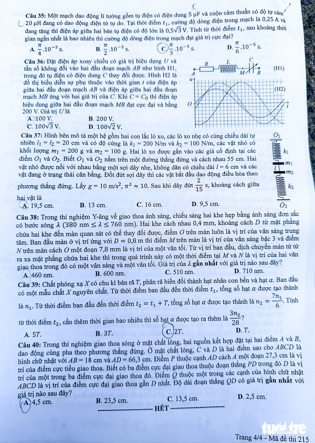 đề tổ hợp - Ảnh 14.