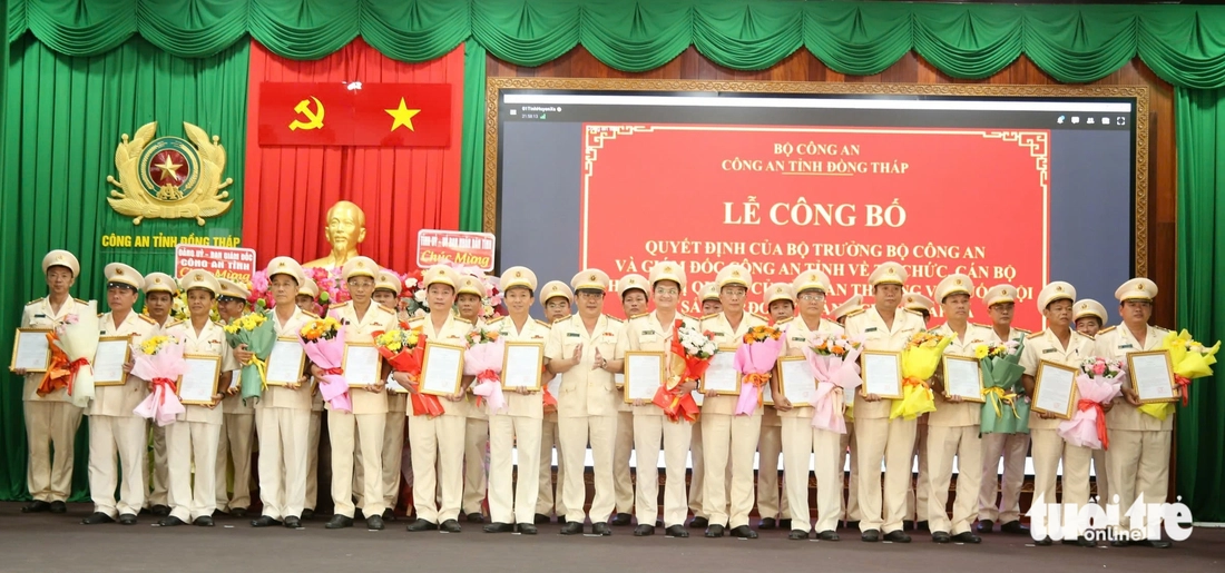 Công an tỉnh Lâm Đồng, Đồng Tháp công bố các quyết định về công tác cán bộ - Ảnh 7.