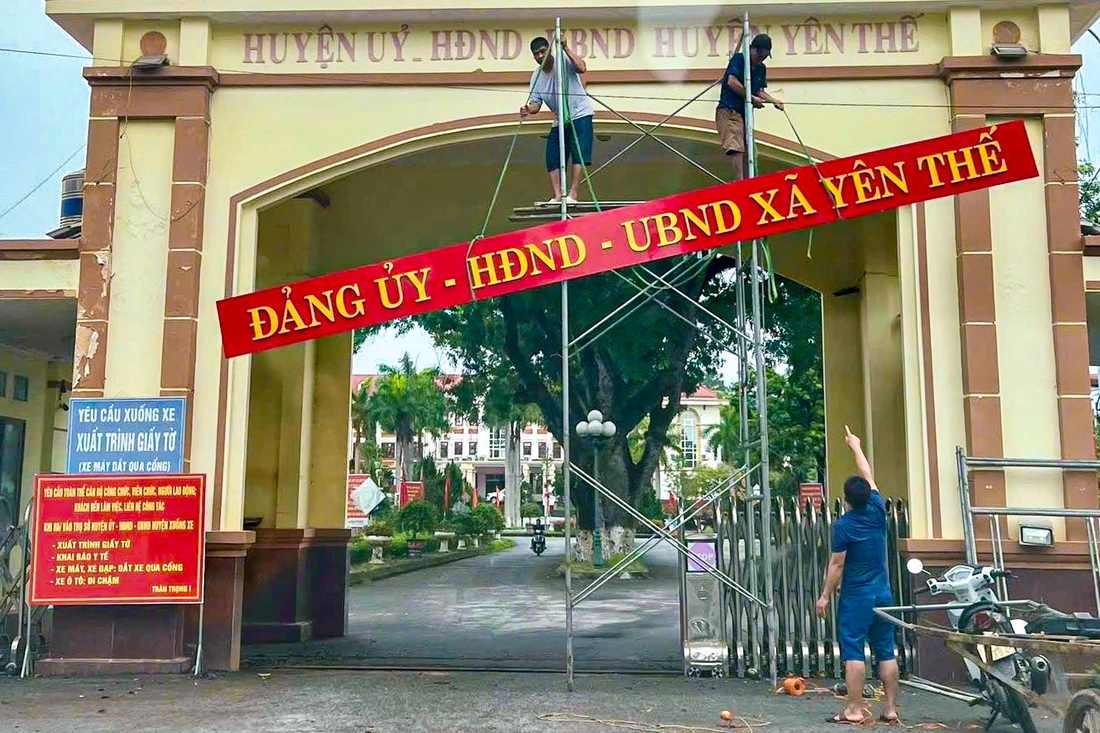 Trụ sở phường xã 'thay áo' mới, người dân hứng khởi chờ thời khắc lịch sử - Ảnh 5. bắc ninh - Ảnh 5.