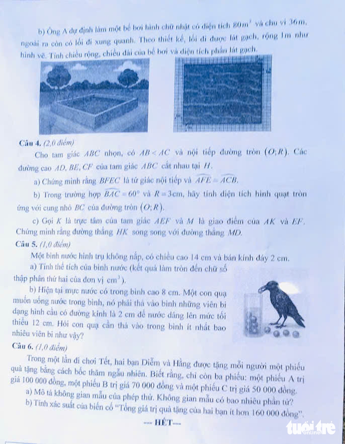 Đề toán thi vào lớp 10 Đà Nẵng: Nhiều câu thực tế, không còn 'đặc sản' Vi-ét - Ảnh 3.