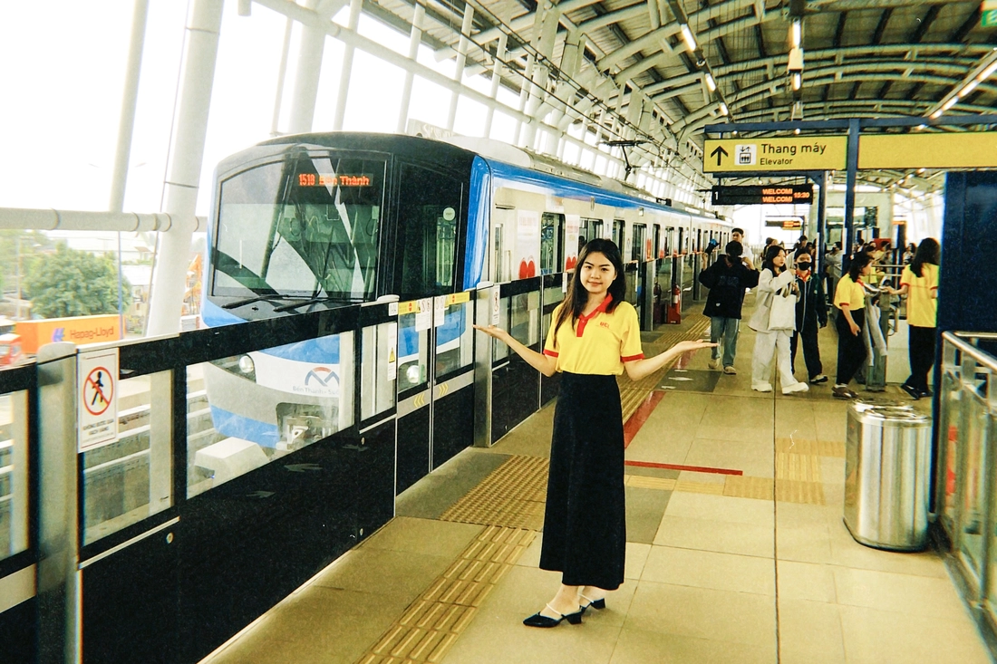 Metro trong mắt sinh viên vùng sông nước Cửu Long - Ảnh 15. Metro Sài Gòn trong mắt sinh viên vùng sông nước Cửu Long - Ảnh 15.