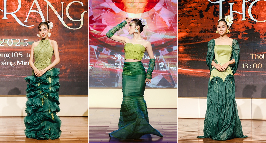Show đồ án tốt nghiệp thời trang dạ hội đầy cảm hứng của sinh viên Đại học Duy Tân - Ảnh 10.