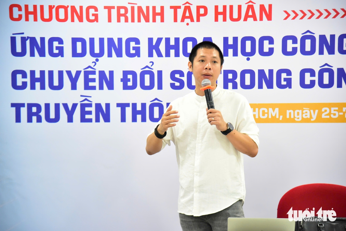 Những hình ảnh ấn tượng của khóa tập huấn cán bộ truyền thông Agribank tại báo Tuổi Trẻ - Ảnh 6.
