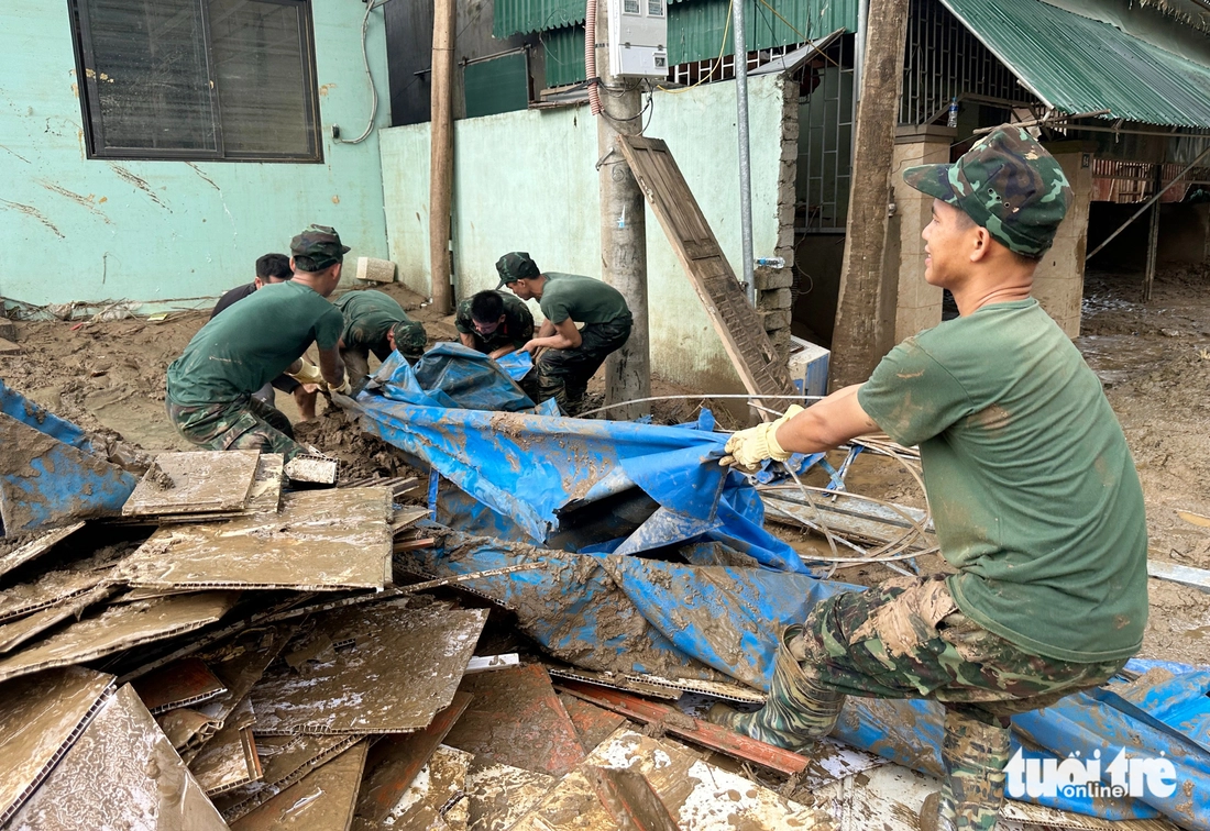 vùng lũ Nghệ An - Ảnh 8.