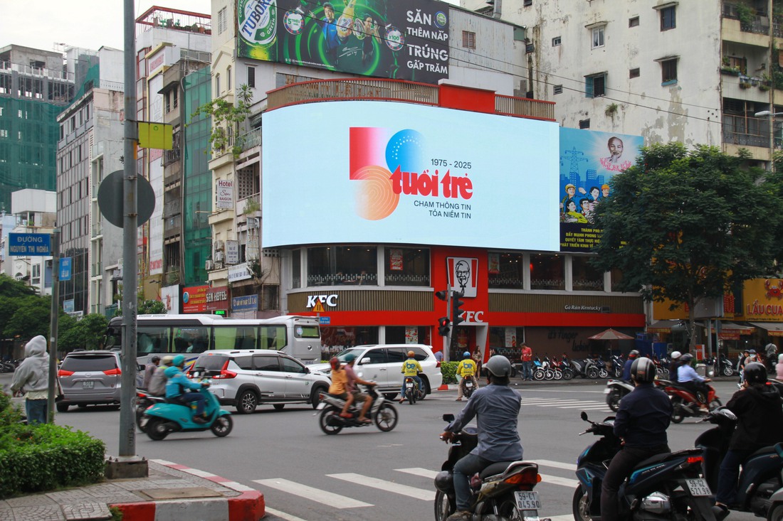 Nhiều đối tác đồng hành lan tỏa logo kỷ niệm 50 năm thành lập báo Tuổi Trẻ - Ảnh 10.