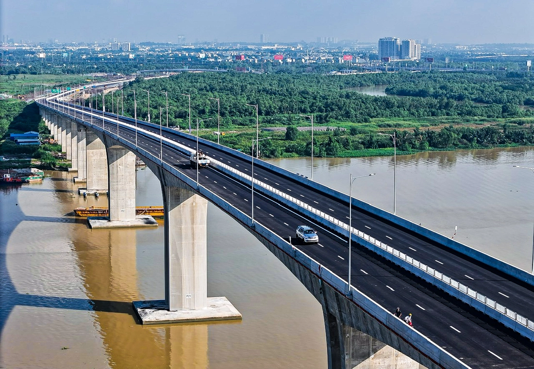 Cầu Nhơn Trạch chính thức khánh thành, thêm cửa ngõ mới vào TP.HCM - Ảnh 7.