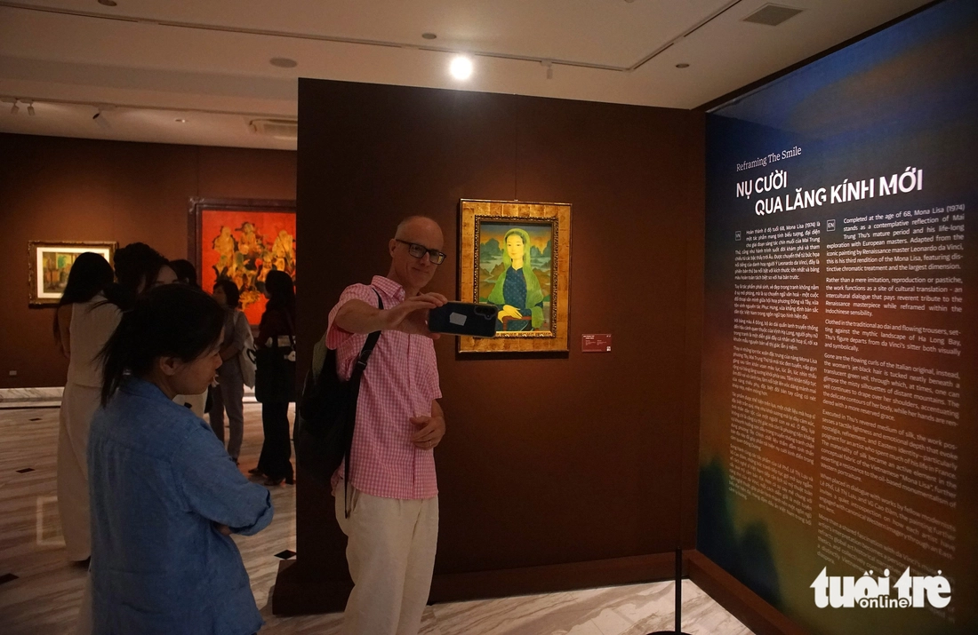 Ngắm Mona Lisa của danh họa Mai Trung Thứ tại Bảo tàng Nghệ thuật Quang San - Ảnh 1.