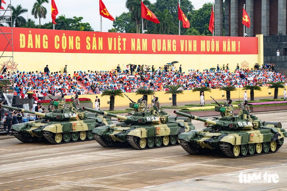 Hình ảnh hùng tráng tổng duyệt diễu binh, diễu hành mừng Quốc khánh 2-9 - Ảnh 7.