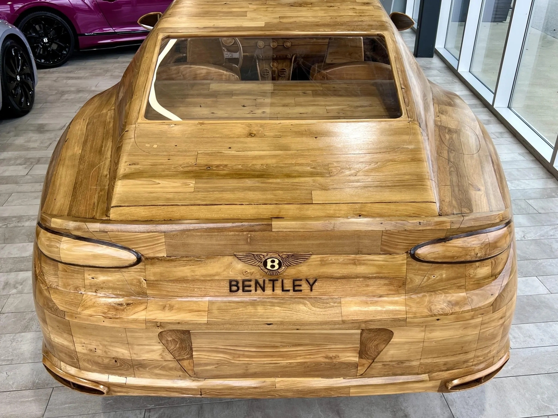 Xe Bentley gỗ đắt ngang xe thật, báo Tây so sánh giống với hàng Việt - Ảnh 3.