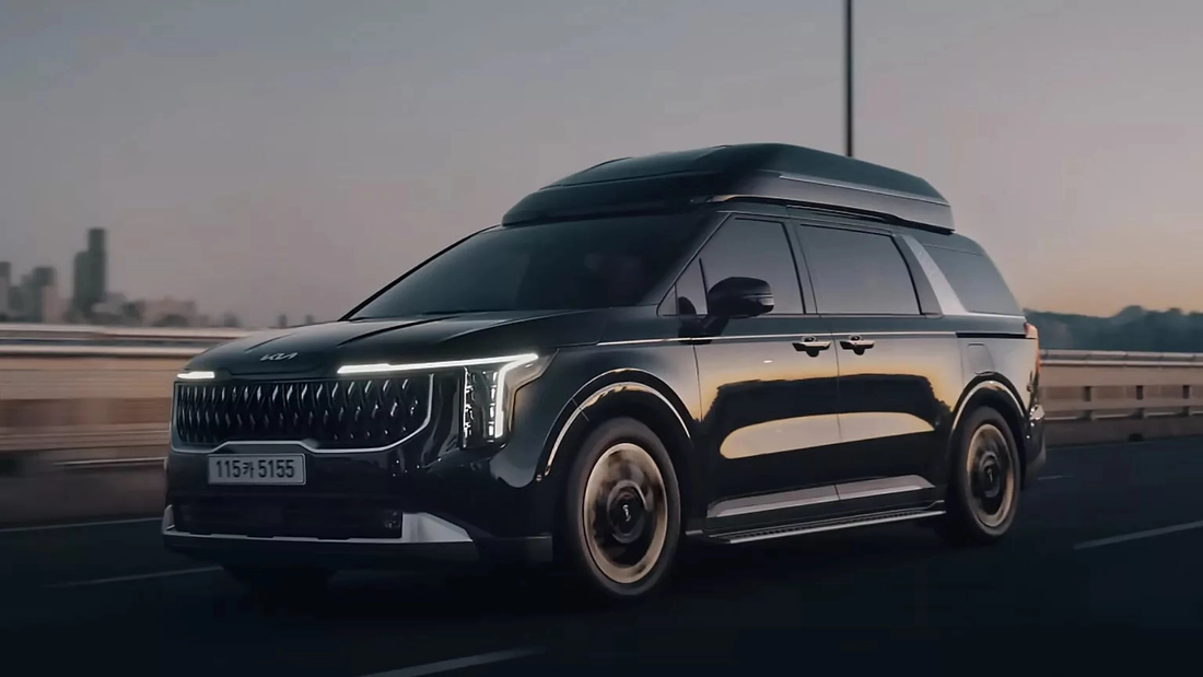 Kia Carnival 2026 thêm bản 'chủ tịch': Như phòng khách sạn di động, có chi tiết gợi nhớ Rolls-Royce - Ảnh 17.