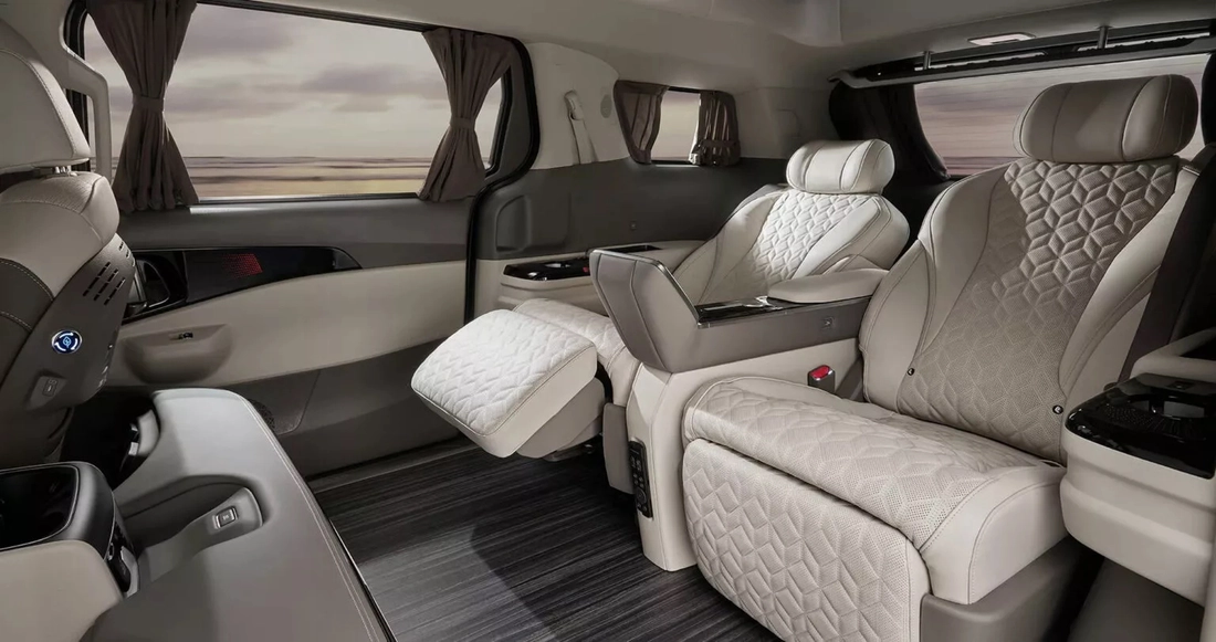Kia Carnival 2026 thêm bản 'chủ tịch': Như phòng khách sạn di động, có chi tiết gợi nhớ Rolls-Royce - Ảnh 7.