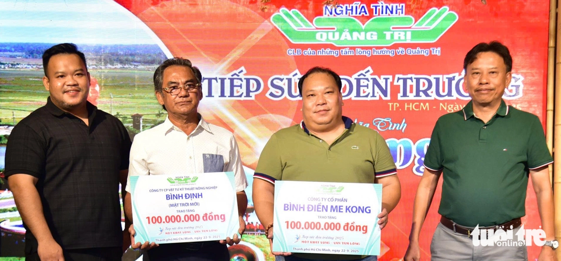 Những người con Quảng Trị tại TP.HCM góp hơn 2 tỉ đồng cho Tuổi Trẻ tiếp sức đến trường - Ảnh 5.