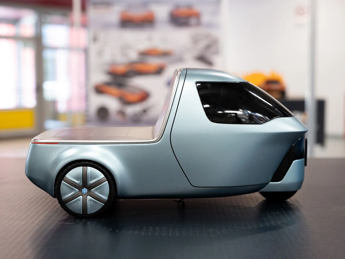 'Bán tải điện' nhỏ như Wuling Mini EV, 3 bánh, ray tự động chất hàng vào thùng xe - Ảnh 8.