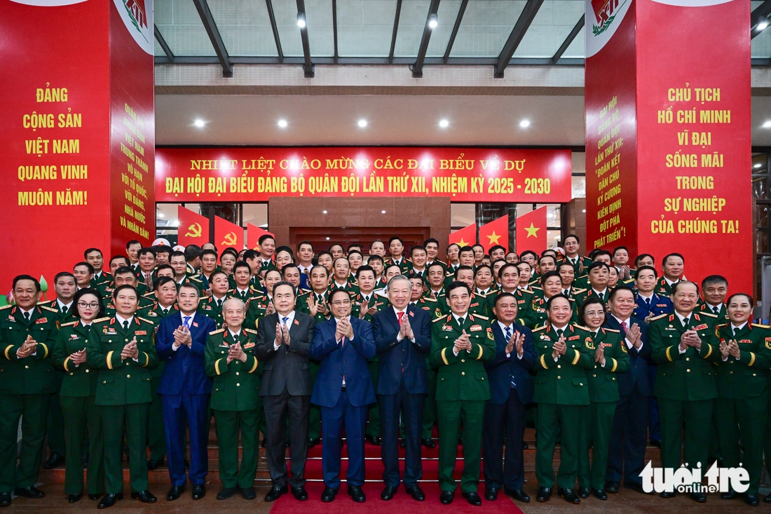 Tổng Bí thư Tô Lâm dự Đại hội đại biểu Đảng bộ Quân đội lần thứ XII - Ảnh 2.