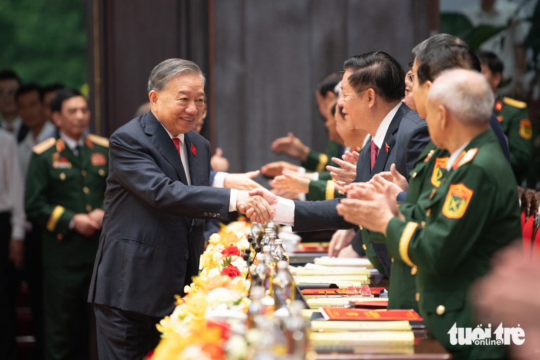 Tổng Bí thư Tô Lâm dự Đại hội đại biểu Đảng bộ Quân đội lần thứ XII - Ảnh 4.