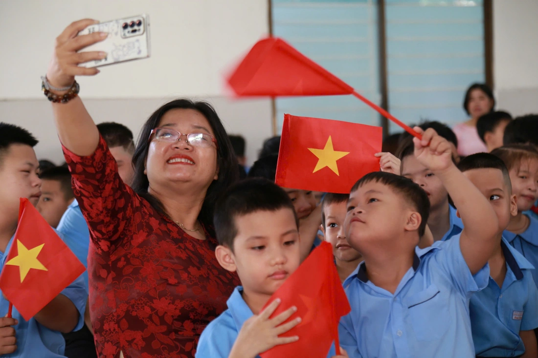 26 triệu học sinh, sinh viên vào năm học mới - Ảnh 4. lễ khai giảng - Ảnh 11.